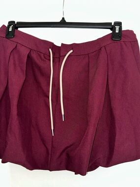 Bar lll Maroon Bubble Skirt NWT